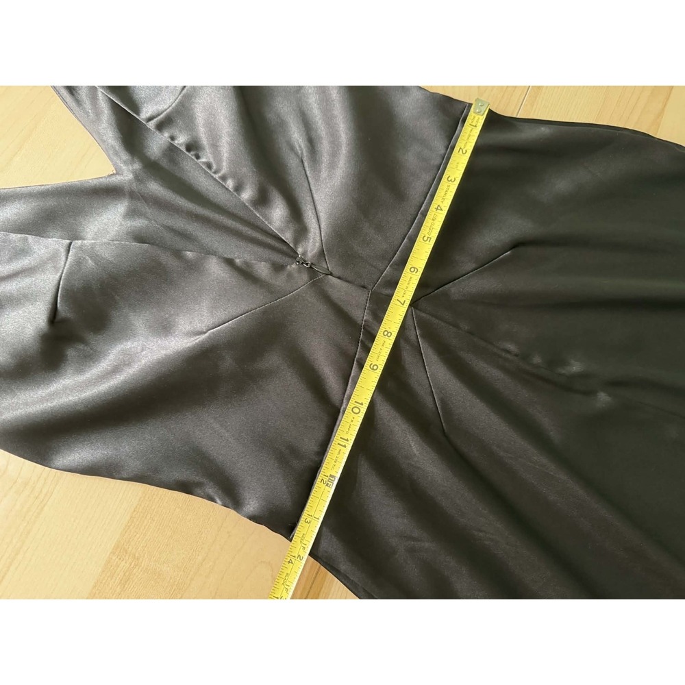 Vtg Y2K D&G Dolce And Gabbana Little Black Dress Satin 28/42 6 / 8 Ittierre 2001 - Picture 7 of 16